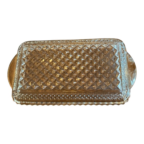 Vintage Anchor Hocking “Wexford” cranberry sauce tray. Mint condition - Picture 4 of 4